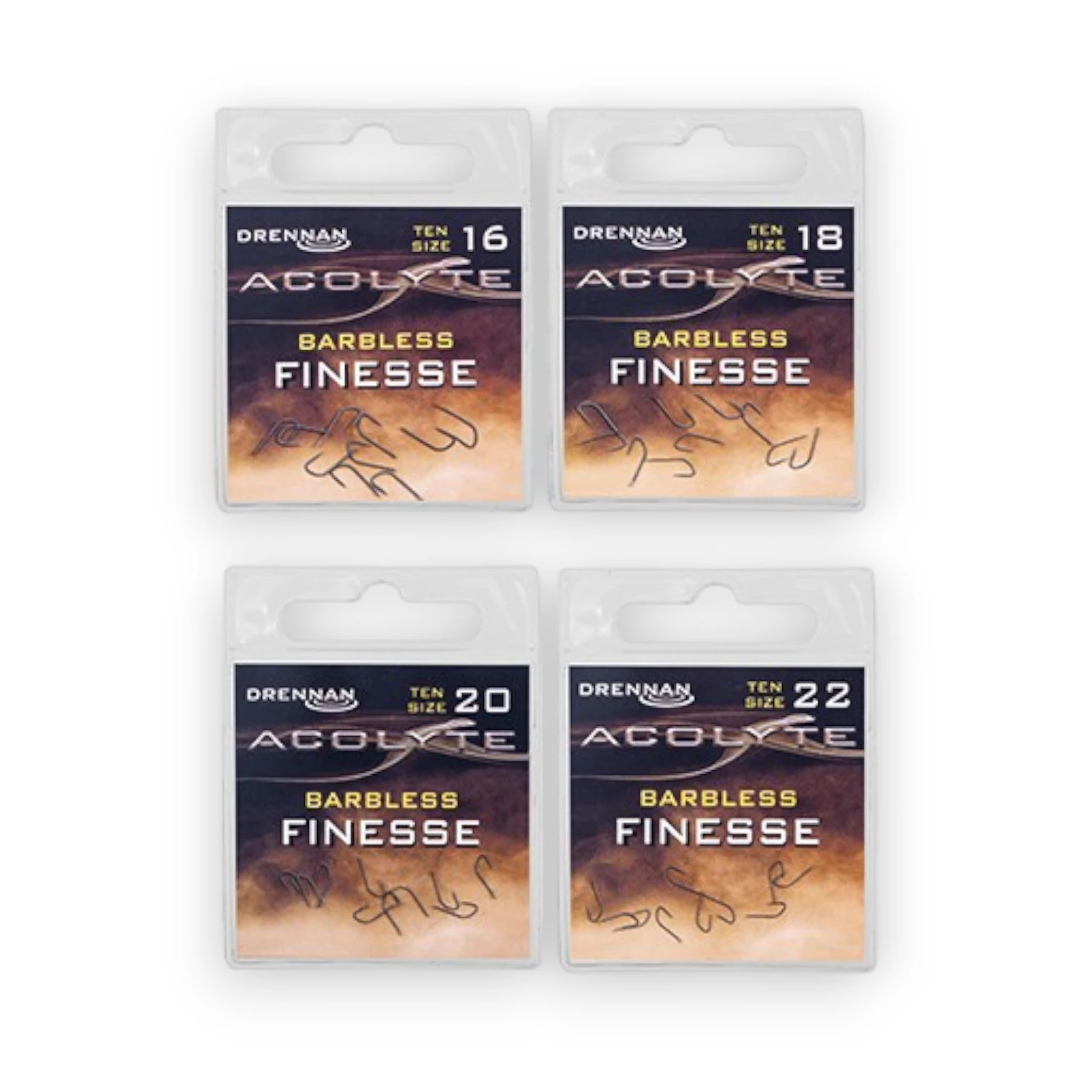 Drennan Acolyte Barbless Finesse Spade End Hooks