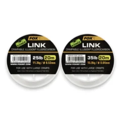 Fox Edges Link Crimpable Illusion Fluorocarbon 20m