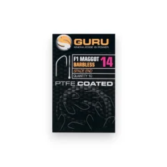Guru F1 Maggot Spade Barbless Hooks