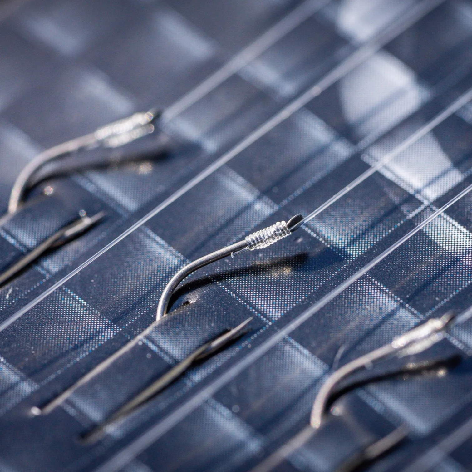Guru F1 Pellet Barbless Pole Rigs 6" close up of hooks inside packet