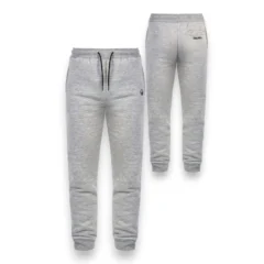 Guru Polar Grey Joggers in grey with fleece-lined fabric, zipped pockets and comfortable fit for fishing and outdoor wear