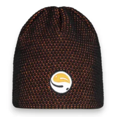 Guru Skull Cap Black/Orange thermal fishing skull cap with embroidered Guru logo