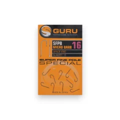 Guru Super Fine Pole Spade Barbed Hooks