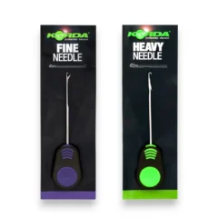 Korda Latch Needles Fine and Heavy shown together in packaging on a white background.