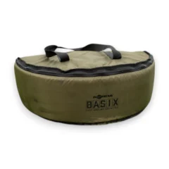 Korda BASIX Carp Cradle shown zipped up on a white background.