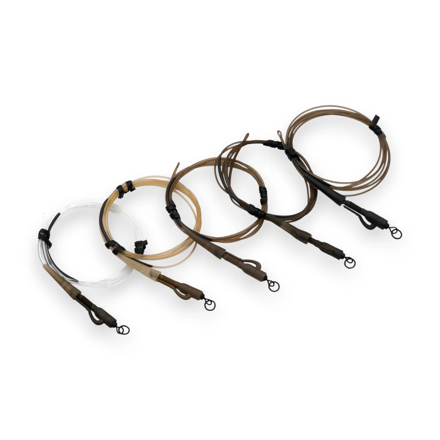 Korda Dark Matter Leader Hybrid Clip shown out of the packaging on a white background.