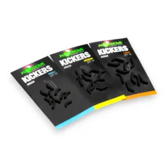 Korda Kickers full size range in packaging shown on a white background.