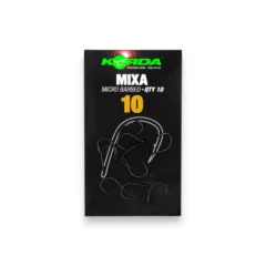 Korda Mixa Barbed Hooks in packaging on white background showing carp fishing hook product pack