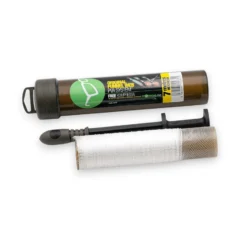 Korda Original Funnel Web System 7m with tube, Hexmesh PVA, and plunger displayed on a white background