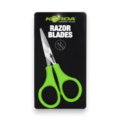 Korda Razor Blades scissors shown in original packaging on a white background