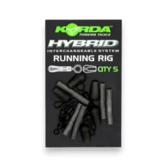 Korda Running Rig components displayed with original packaging on a white background