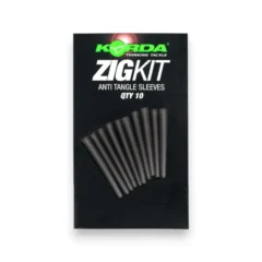 Korda Zig Anti Tangle Sleeves displayed in original packaging on a white background