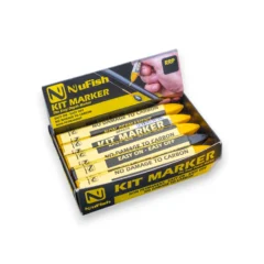 NuFish Kit Marker box shown open with the markers inside on a white background.