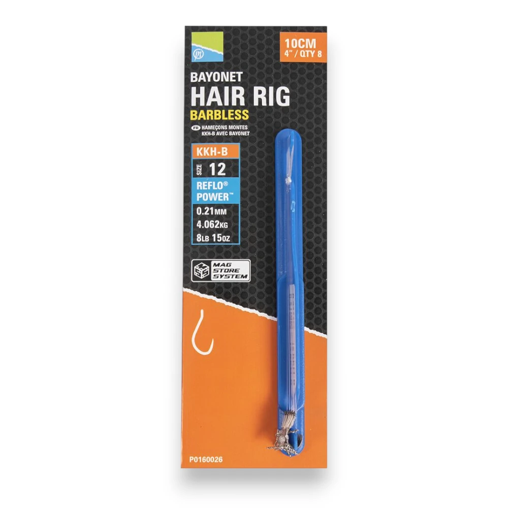 Preston KKH-B Bayonet Hair Rigs Barbless