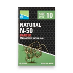 Preston Natural N-50 Barbed Hooks