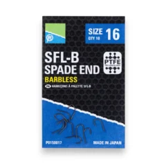 Preston SFL-B Spade End Barbless Hooks