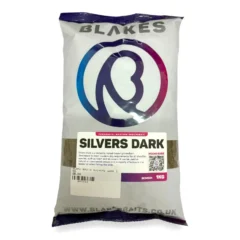 Blake Baits Silvers Dark 1KG premium dark groundbait for silverfish and coarse fishing