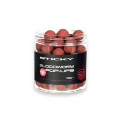 Sticky Baits Bloodworm Pop Ups buoyant carp hookbaits with natural bloodworm attraction