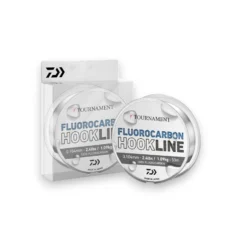 Daiwa Tournament Fluorocarbon Hookline spool and packaging
