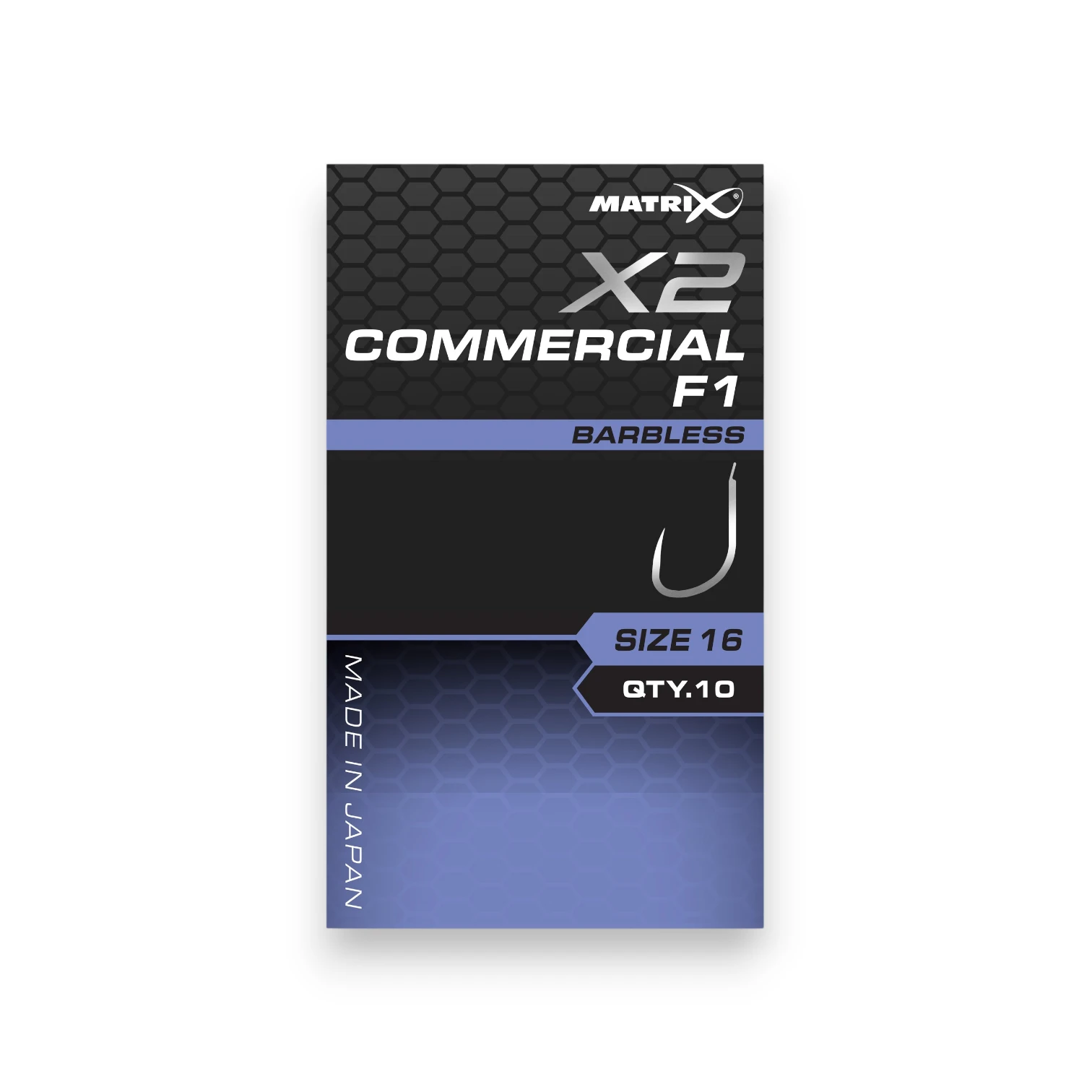 Matrix X2 Commercial F1 Hooks Barbless