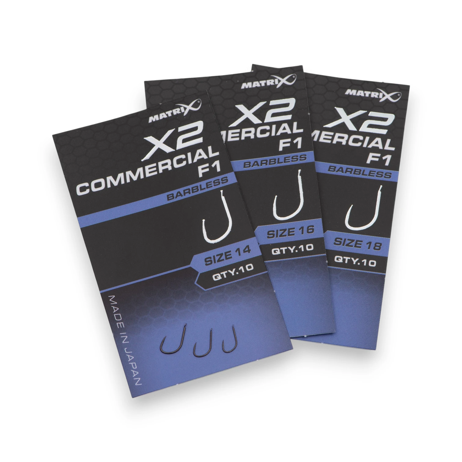 Matrix X2 Commercial F1 Hooks Barbless - Image 2