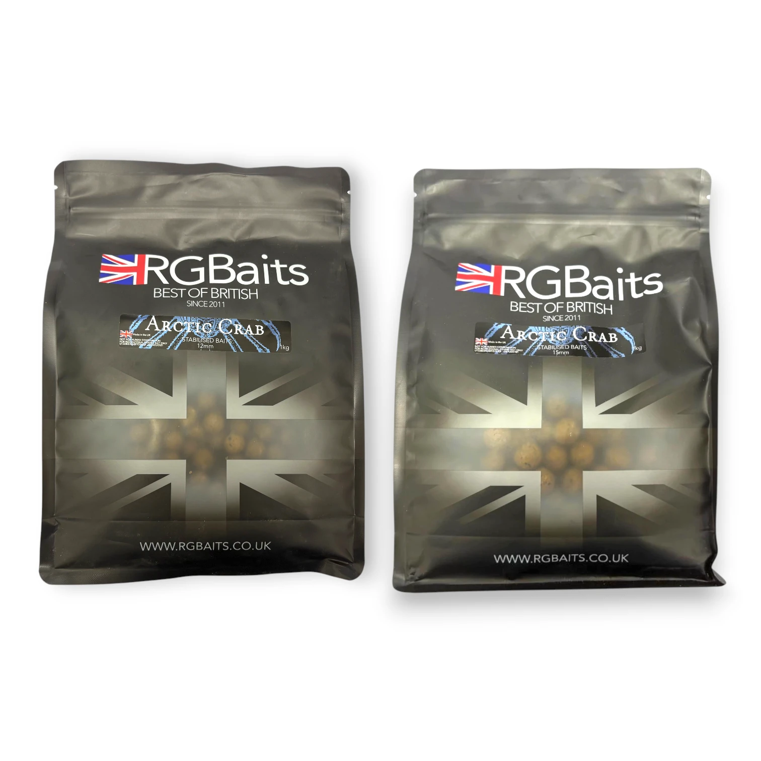 RG Baits Artic Crab Stabilised Baits 12mm and 15mm premium crab carp hookbaits