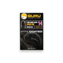 Guru Fine Wide Gape Spade Barbless Hooks