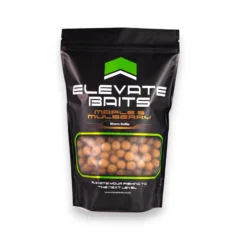 Elevate Baits Maple & Mulberry Boilies 15mm white background product image