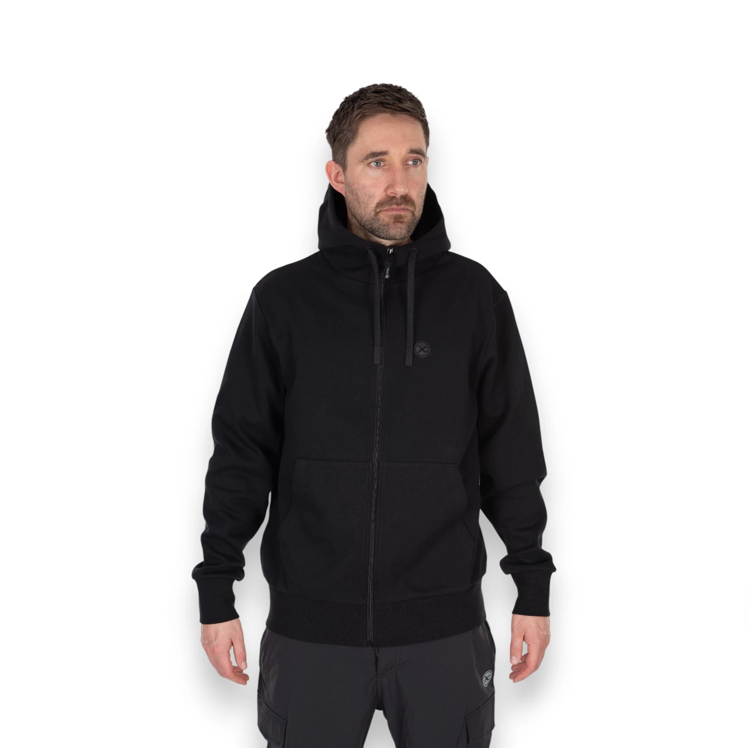 Matrix Black Stealth Zip Hoodie