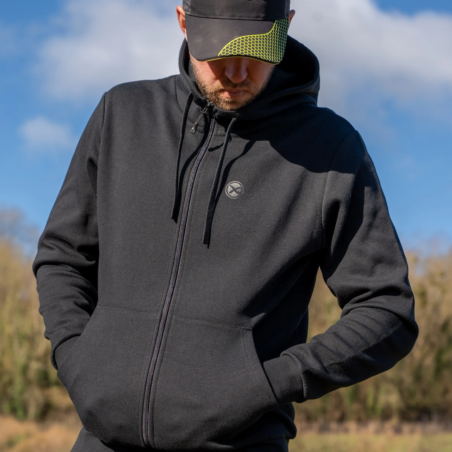 Matrix Black Stealth Zip Hoodie - Image 4