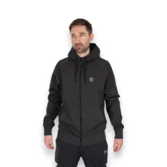 Matrix Charcoal Marl Zip Hoody