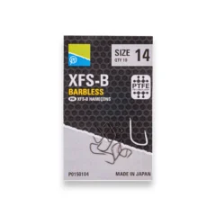 Preston XFS-B Spade End Barbless Hooks