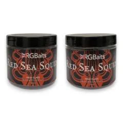 RG Baits Red Sea Squid Pop Ups available in 12mm and 15mm on a white background