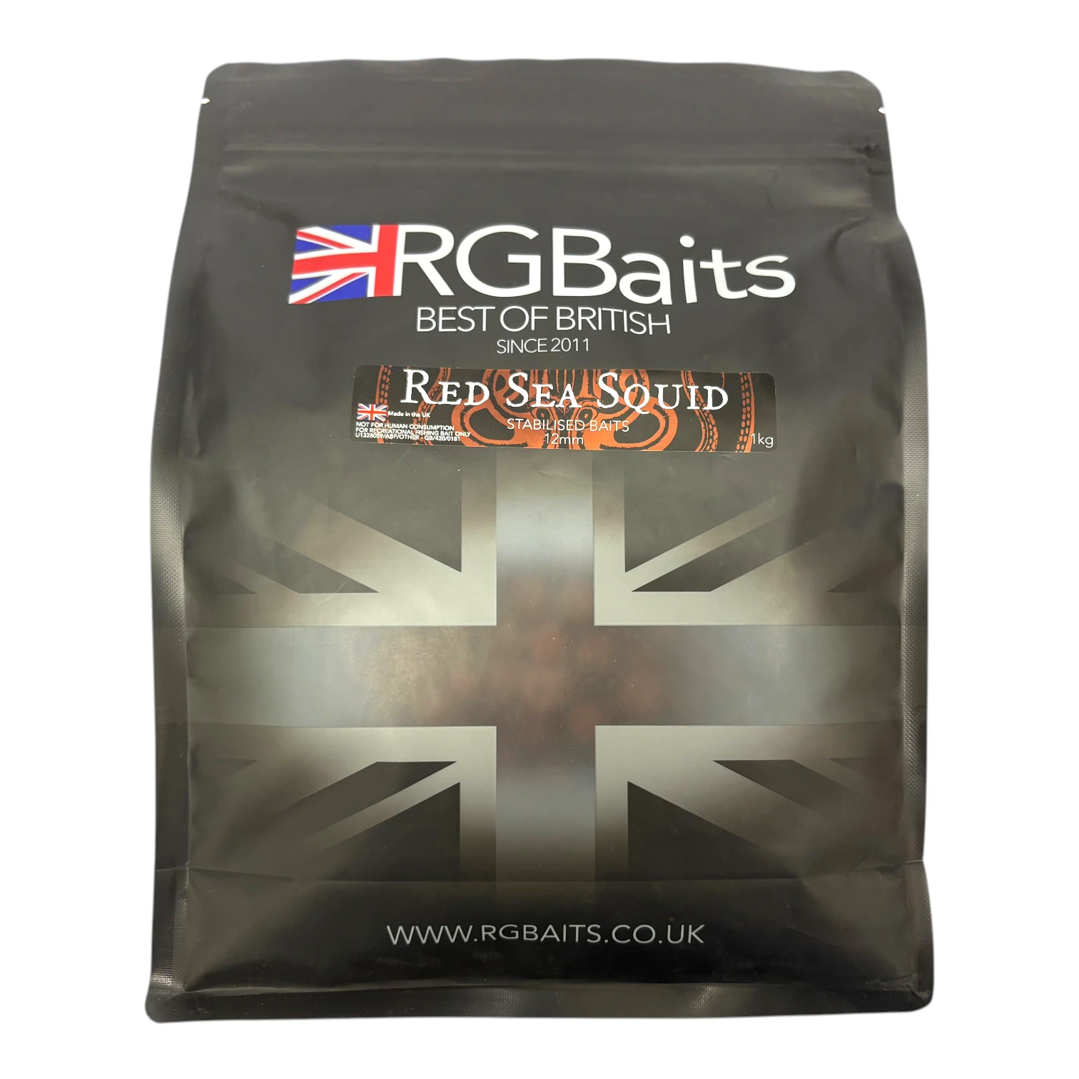 RG Baits Red Sea Squid Stabilised Baits 12mm premium squid carp hookbaits