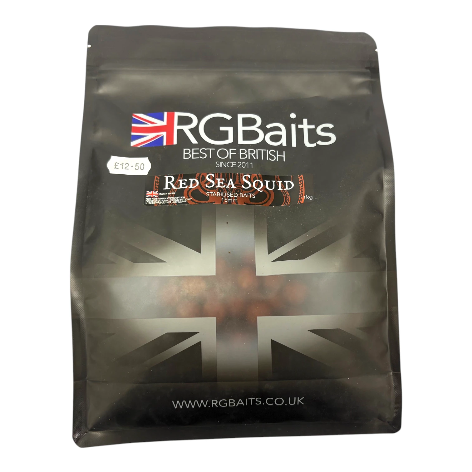 RG Baits Red Sea Squid Stabilised Baits 15mm premium squid carp hookbaits