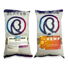 Blake Baits Hemp available in Standard and Crushed varieties for carp and coarse fishing