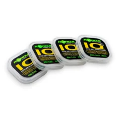 Korda IQ2 Soft Fluorocarbon Hooklink 20m shown in full range packaging on a white background.