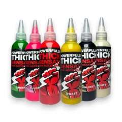 White background showing the full range of Fjuka Powerfully Thick Sensate Fish Accelerant products displayed side by side
