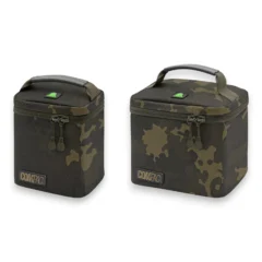 Korda Goo Bag Dark Kamo small and large sizes for storing fishing Goo bottles