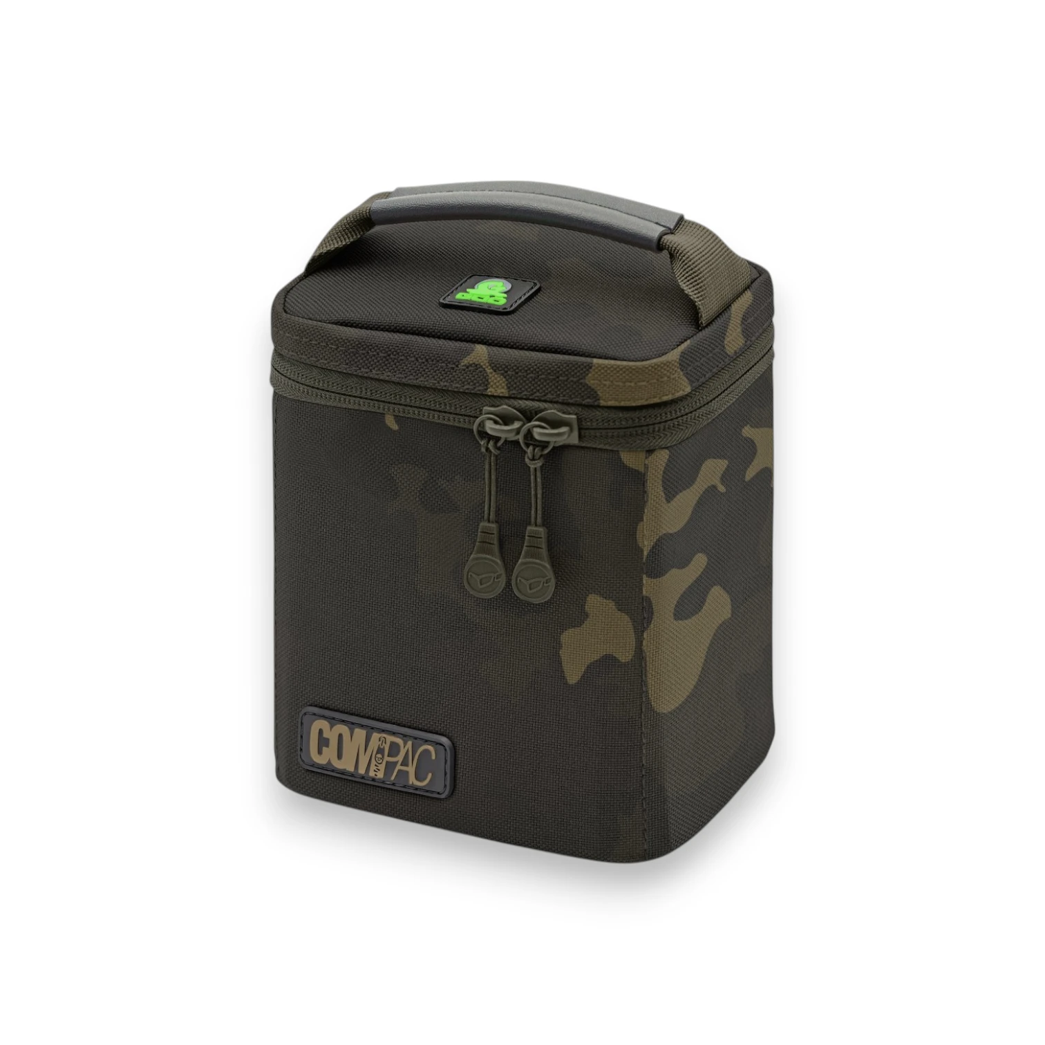 Korda Goo Bag Dark Kamo small size holding up to 6 Goo bottles