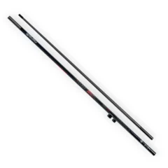 Guru A-Class Landing Net Handle 2.9m on white background showing two-piece carbon landing net handle for coarse fishing