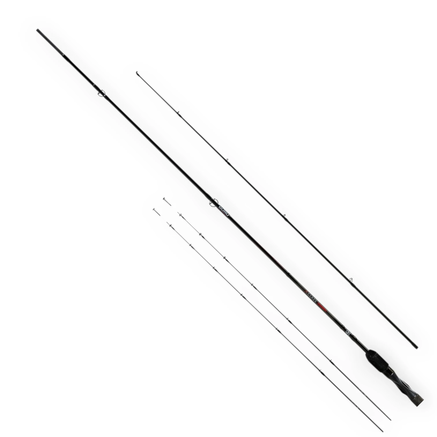 Guru A-Class Method Feeder Rods 10ft on white background showing medium length commercial feeder fishing rod