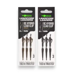 Korda Kable Leadcore Leader QC Hybrid Lead Clip 50cm