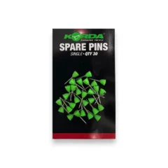 Korda Spare Single Pins shown with original packaging on a white background