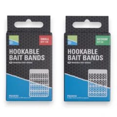 Preston Hookable Bait Bands small and medium sizes bait elastic bands for fishing hook bait attachment