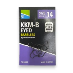 Preston KKM-B Eyed Barbless Hooks