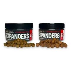 Fjuka Hook Ready Expanders shown in full range of 4mm and 6mm sizes in packaging on a white background.