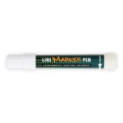Guru Line Marker Pen shown with tip and white ink designed for marking fishing line for casting accuracy