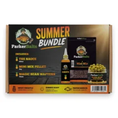 Parker Baits Pineapple Summer Bundle including Pineapple Mini Mix Pellets, Pineapple Magic Bean Wafters, and The Pineapple Sauce