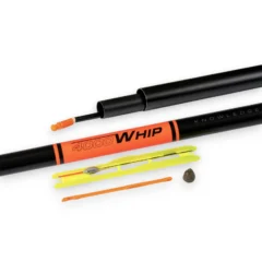Guru Elasticated Whip Kit 4m with included Ready Rig, 10g Plummet, Disgorger and PVC case on a white background